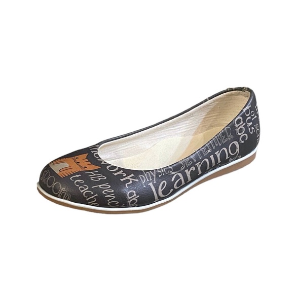 Goby Other - Goby Girls Slip On Shoes Size 2 Brown School Ballerina Loafers‎